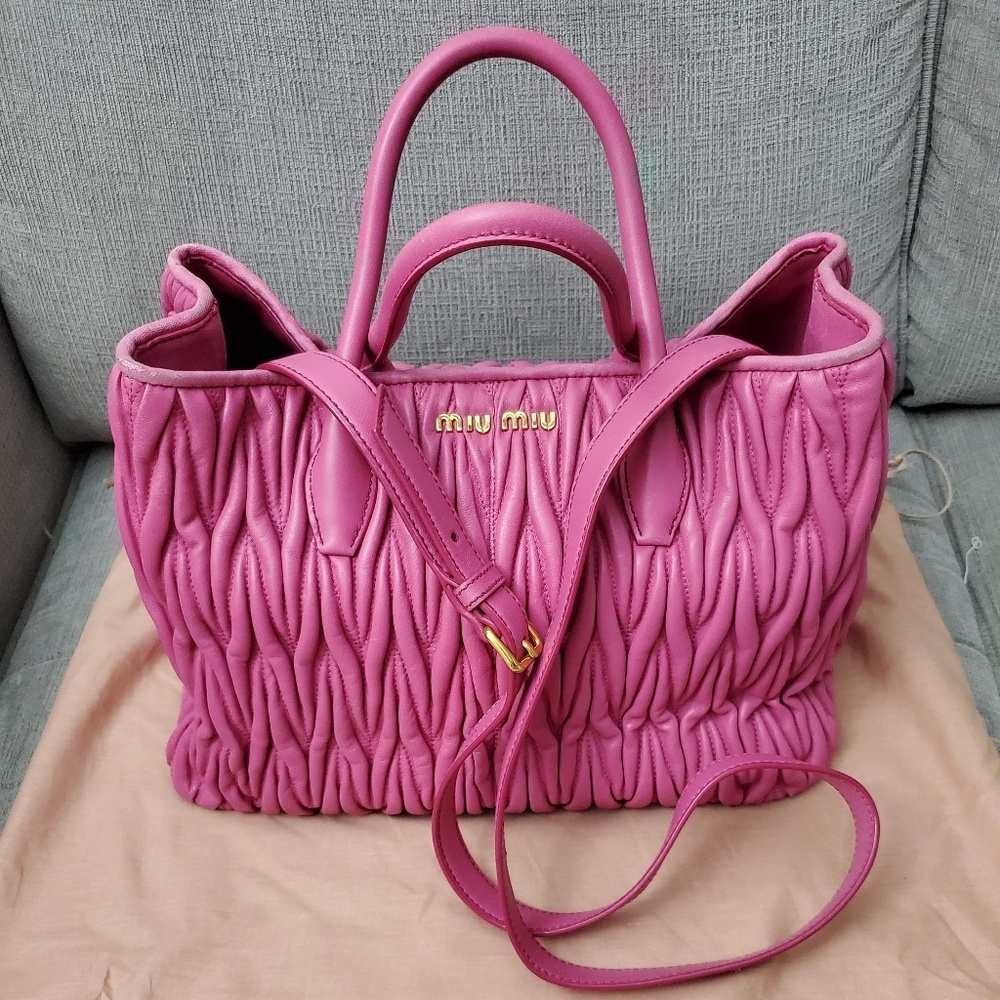 Authentic Miu Miu two ways handbag
